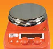 Support rod, aluminium (Cat. No. 6.263 435) available as an optional accessory. Universal magnetic stirrer with all essential functions and equipment features.