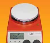 Latest generation magnetic stirrer/hotplate Maintenance free, brushless DC motor Timer ( min to 99 h 59 min) Digital control and backlit display Stirrer and display can be controlled remotely via an