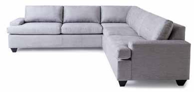 131 Sectional Back Height 29" Arm Height 22" Arm