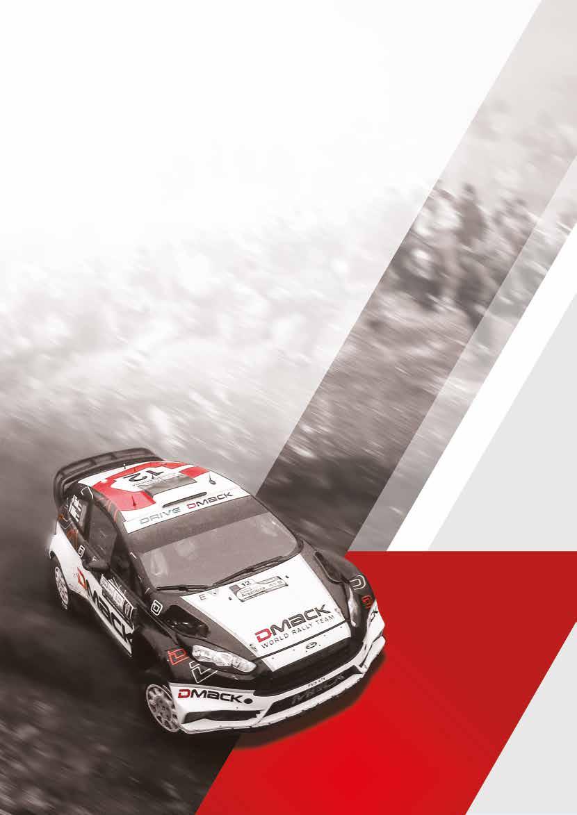 WELCOME TO THE DMACK MOTORSPORT RANGE DMACK has been an authorised tyre supplier to the FIA World Rally Championship since 2011.
