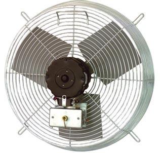GEF GUAR MOUNT WALL FANS Suitable for through the wall installation 2 or 3 speed operation, pull chain switch 120 VAC single phase 60 Hz operation UL/CSA approved motor Totally enclosed permanently