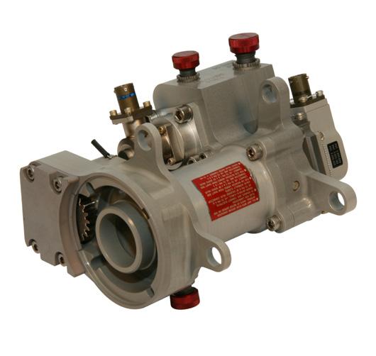 The motor provides efficient conversion of aircraft hydraulic power, to rotary motion, which in turn operates the slat surface via a ballscrew actuator.