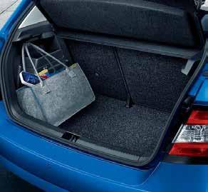 31 Simply Clever CAPACITY The luggage compartment runs some impressive numbers: the hatchback offers 330 litres with the seats up