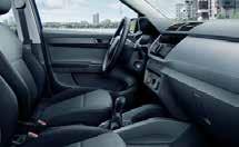 56 ACTIVE The Active version interior includes black decorative elements, such as door handles, air-ventilation frames and instrument dial frames.