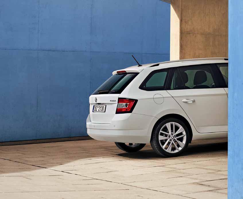 Design 10 FABIA COMBI The combi version is proof that form and function can live
