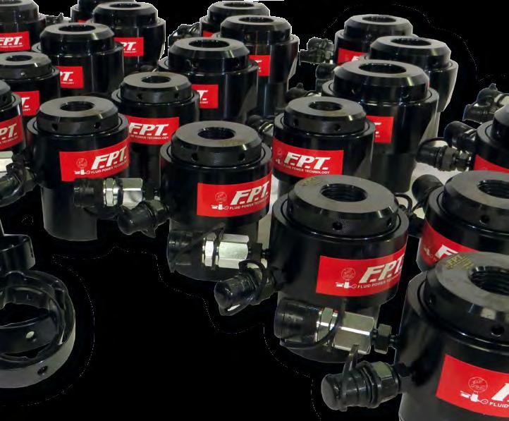 Using F.P.T. tensioners means: - precision in tension.