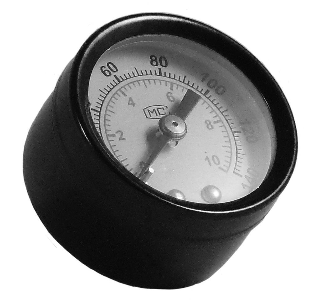 Air Preparation Accessories - Round Gauges RG - 40 - L MOL RG - Gauge, Adapter, ardware RG - Gauge Only R - Adapter and ardware See Ordered as a it section below for model descriptions GAUG