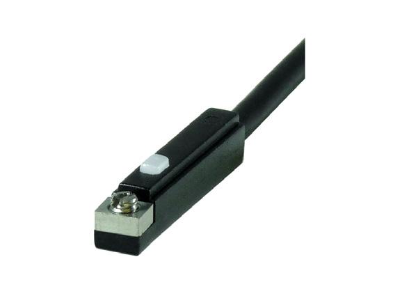 Actuator Accessories Track-Mounted Switch - Rectangular Shaped MS - GN - 08 MOL MS - Reed Switch MS - Solid State Switch OUTPUT G - Wire (Reed) GN - 3 Wire, NPN (Sinking) GP - 3 Wire, PNP (Sourcing)