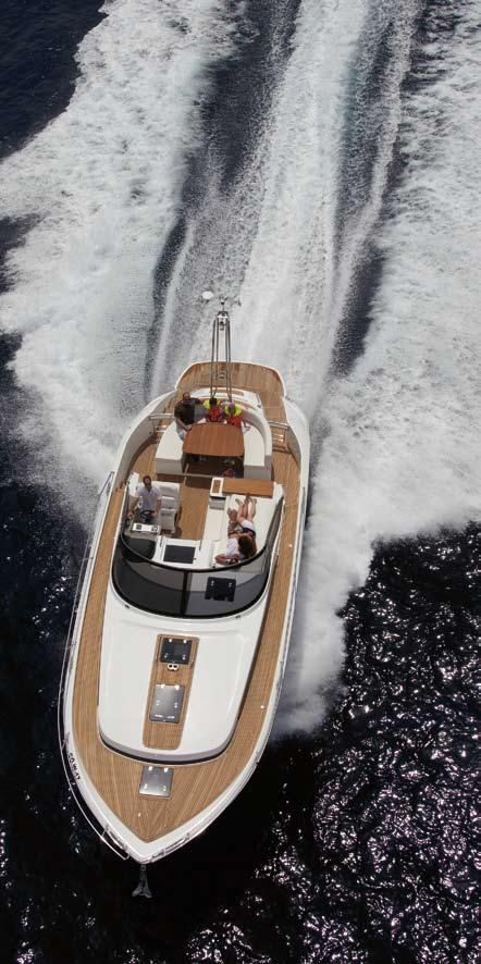 The Bavaria Deep Blue 46 was developed in close collaboration with BMW Designworks