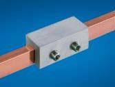 Busbars and accessories Busbars of E-Cu 57 to DIN 1759, DIN 40 500. Length: 2400 mm/bar. Size Weight/bar mm kg Packs of Model No. SV 12 x 5 1.28 6 3580.000 15 x 5 1.60 6 3581.000 20 x 5 2.