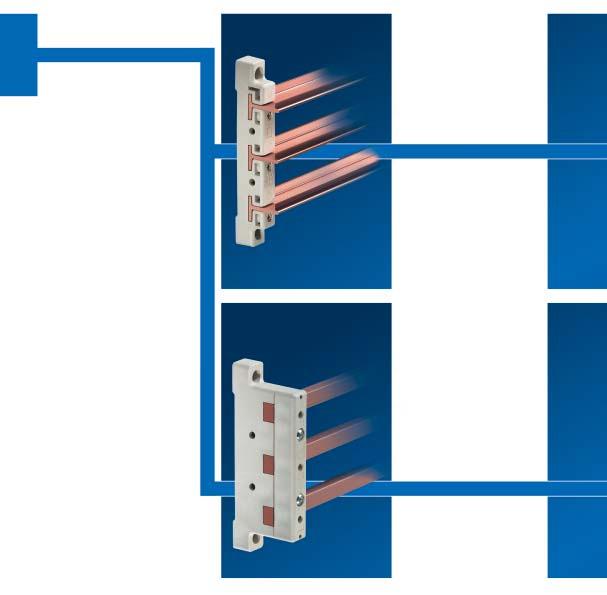 Comparison of busbar systems Rittal Mini-PLS busbar system up to 250 A The Rittal Mini-PLS busbar system will particularly impress you with its unique space utilisation and fast assembly of all