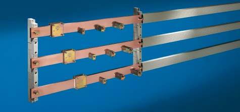 185 mm 1 2 1 Plate clamps For connecting laminated copper bars; no drilling required. Material: Sheet steel, zinc plated, passivated. Other plate clamps, see page 81.