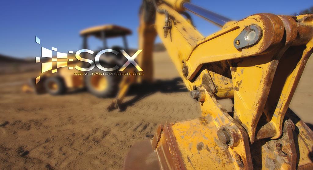 Benefits/Features of SCX18 Improved efficiency means more work with less fuel Designed to minimize pressure drops High flow / low pressure drop capability in a compact package D ual tank rails that
