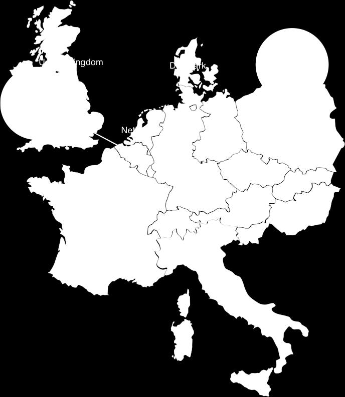 TSOs active in two European Regions The Elia Group encompasses two leading TSOs in two European regions,