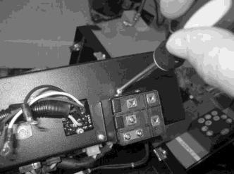 Replace potential relay and reinstall controller housing