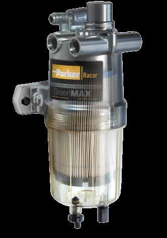 Diesel/Biodiesel Fuel Filtration GreenMAX Heavy-Duty, High-Capacity, Fuel Filter Water Separator With Options for All-Weather Operations Integrated Piston-Style Hand Priming Pump or Fill Port Hot