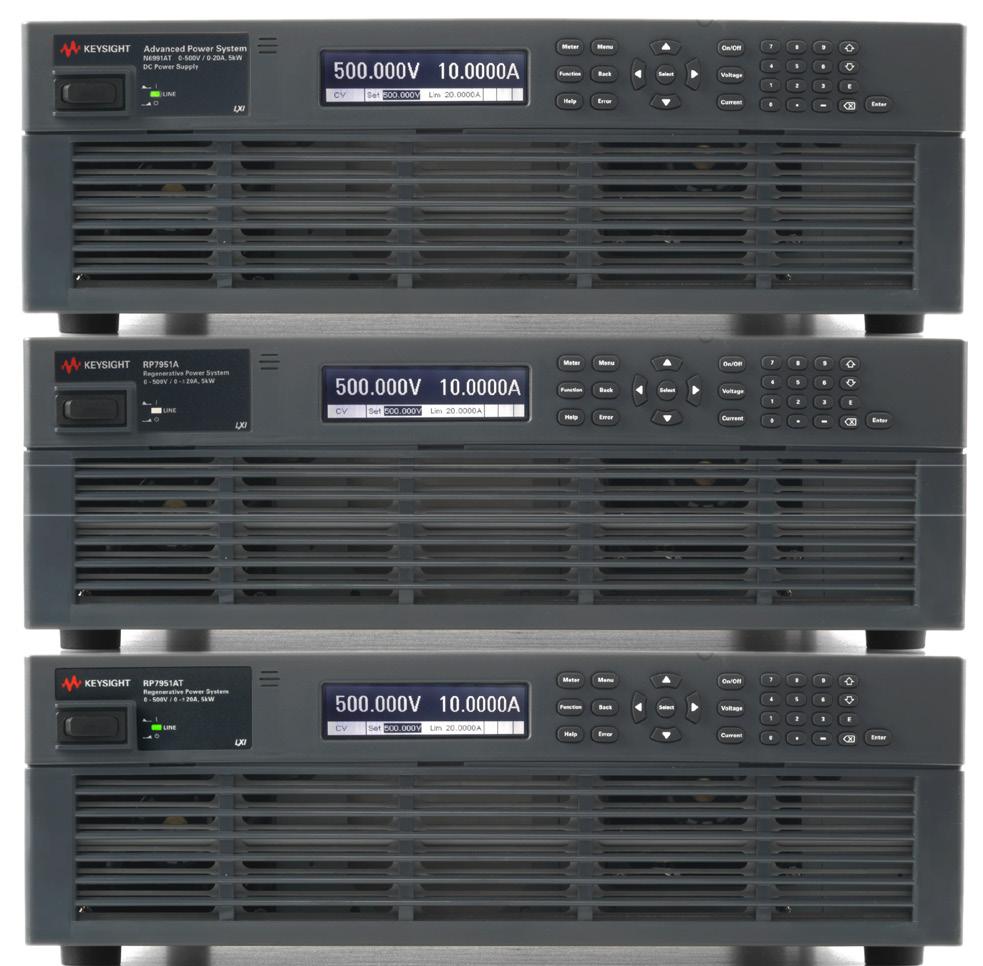 06 Keysight RP7900 Series Regenerative Power System - Data Sheet Properly powering on and off your DUT If you work with DUTs that have multiple power supply inputs, you often need to properly