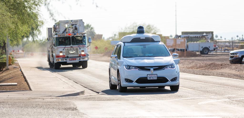 Testing with the Chandler Arizona Police Department We ve collaborated with the Chandler Police and Fire departments in Arizona to conduct emergency vehicle testing with our self-driving minivans.
