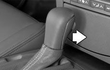 Shifting Into Park (P) (Automatic Transmission) {CAUTION: It can be dangerous to get out of your vehicle if the shift lever is not fully in PARK (P) with the parking brake firmly set.