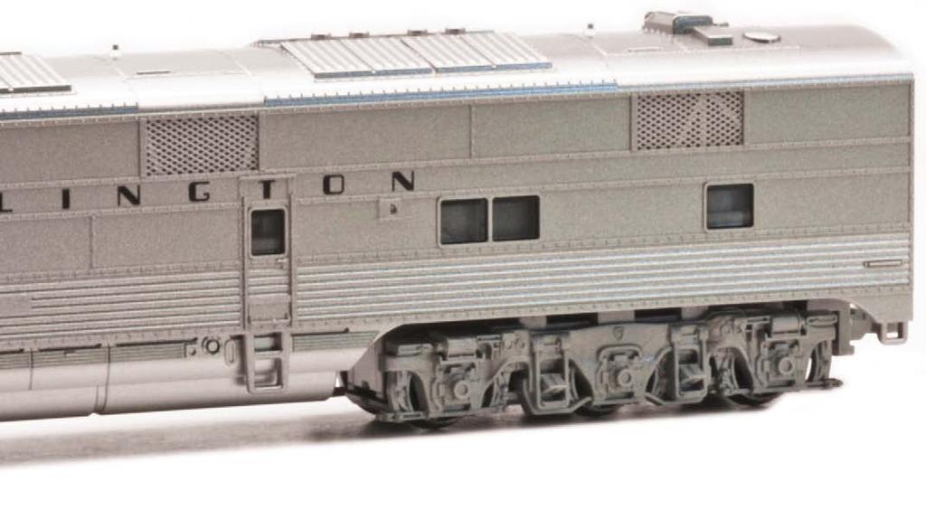 trains and were certainly not exclusive to use on the Silver Streak Zephyr. This makes Kato s new N-scale model welcome by many modelers for a number of uses.