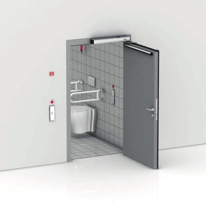 ECturn, EMD, TS 60 NT ND POWERTURN Special area of application: ccessible toilet ccessible toilets must be designed in such a way that people with all sorts of different handicaps can use the