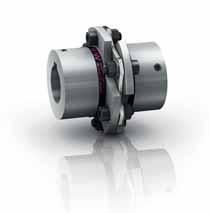 LP TORSIONALLY STIFF DISC PACK COUPLINGS SIZES FROM 350 20,000 Nm MODEL FEATURES LP1 with keyway mounting from 350-20,000 Nm very high torsional stiffness single flex design compact layout