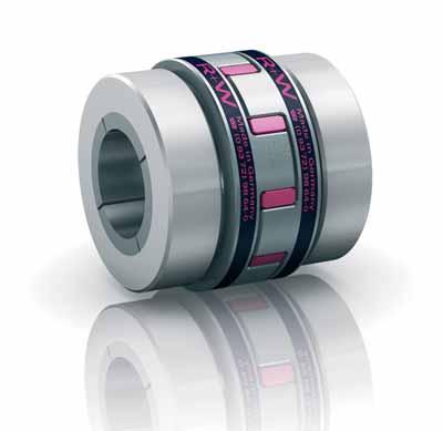 EK6 WITH CONICAL CLAMPING RING 1,950-25,000 Nm ABOUT FEATURES high clamping pressure self centering on shaft very high concentricity MATERIAL Hubs: GGG40 Elastomer: wear resistant thermally stable