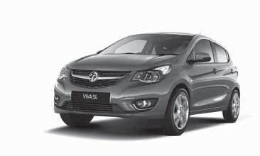 VIVA 5-door hatchback Available from 49.50 Fixed Weekly Rental SL 1.0i (75PS) Easytronic Vauxhall On Electronic climate control Leather-covered steering wheel Manual models SE 1.