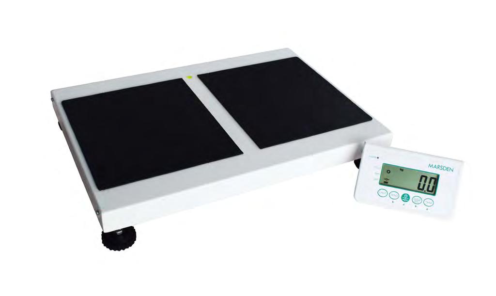 Ideal for use in clinics or hospitals Optional carry case for easy transportation Adaptor (Supplied): 3pin tip +ve 12V Weight of Scale: 8kg Price: 445 CC-530 40 Wifi NEW Marsden M-531 Marsden High