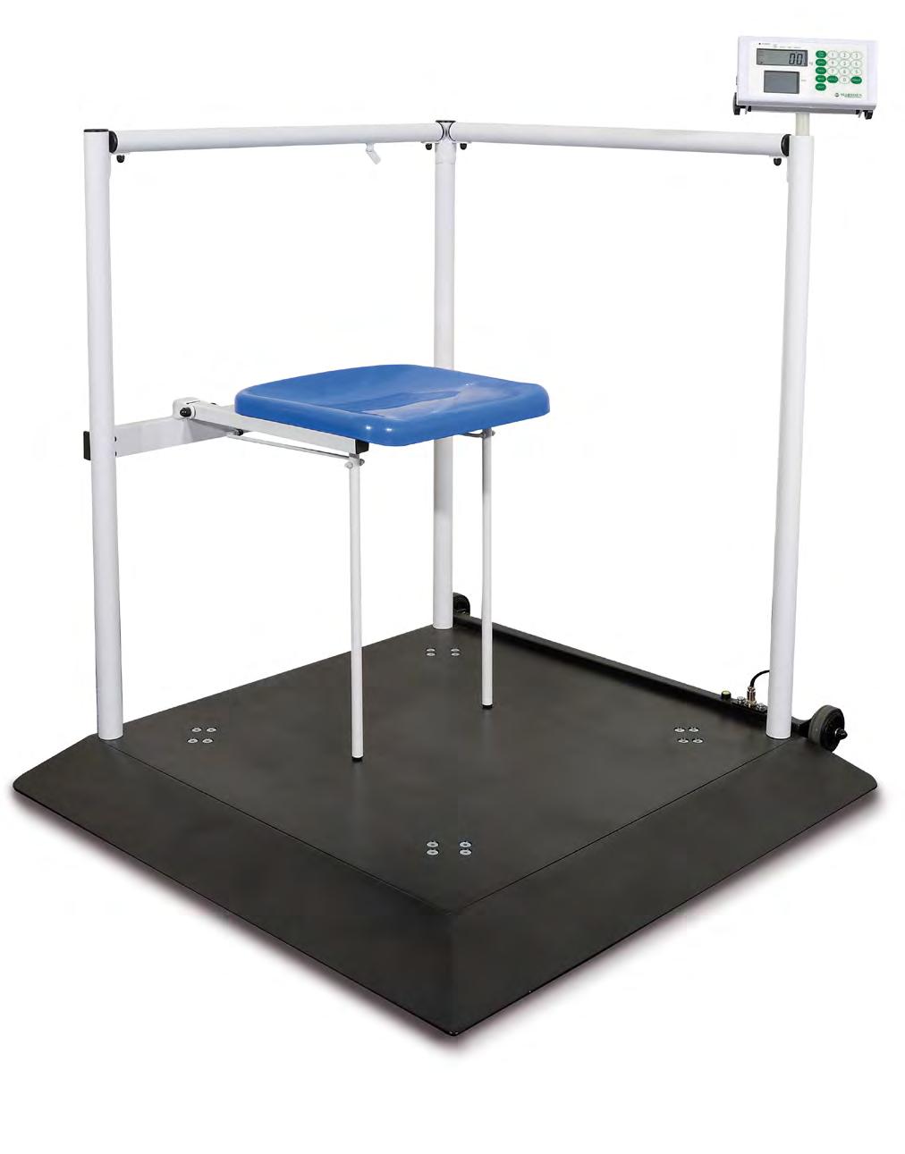 Marsden M-640 Marsden Professional Personal and Wheelchair Scale High capacity scale designed to weigh bariatric patients.