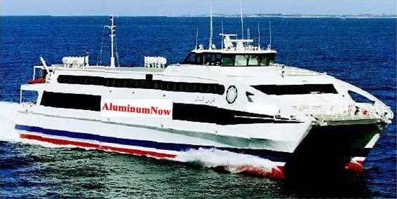 AluminumNow K56 56m High Speed Catamaran Car Passenger Ferry Principle Dimensions Length Overall: 56.0M Length Waterline: 49.8M Beam (Moulded); 14.0M Hull Depth (Moulded); 5.0M Maximum Draft; 2.