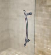 TOWEL BARS, HANDLES & PULL KNOBS Pull Knob Single Mount Pull Knob Back-to-Back Handle & Towel Bar 8 x18 Push/Pull Combo Recessed Pull Handle Solid - 2 1/2 Back to Back Polished or Brushed Stainless