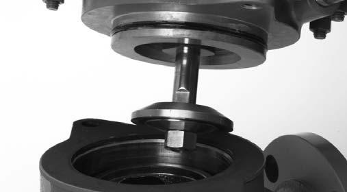 Incrementally tighten the Body Cap Screws to specified torque values. Table 4 Page 27. 3-6 Balancing Diaphragm O-ring Fig. 40b Installing the Balancing Diaphragm O-ring on the 3", 4" & 6" FlowMax 15.