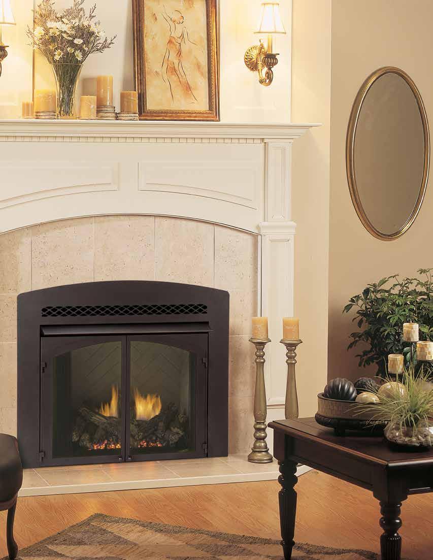 ENJOY THE EXTRA FREEDOM OF A VENT FREE FIREPLACE Majestic, a leader in vent free hearth appliances, offers one of the most diverse lineups available, so you have the freedom to create the right look