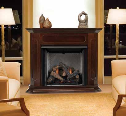 ENJOY THE VIEW WITH THE TALLEST FIREPLACE OPENING AVAILABLE Lo-Rider LCUF Series For a true masonry look, the Lo-Rider Series features a low profile hearth, so the firebox appears to nearly rest on