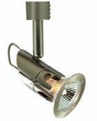 TRACK LIGHTING LINE VOLTAGE MINI DECO SERIES HV 127 Lamp: MR16 GU10 120V (Lensed) Wattage: Max GU10 90 330 System Style Finish H L J HV 127 SC