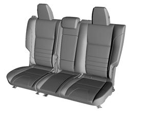 Seats REAR SEAT ARMREST (If Equipped) E138656 Fold