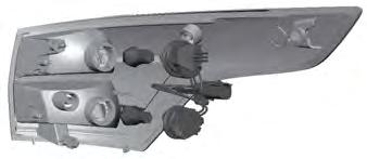 Install the new bulbs in reverse order from the steps above. Replacing Tail, Brake and Turn Signal Bulbs 2 E142475 5.