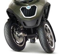 ASR system to avoid rear wheel slippage on particularly treacherous surfaces Exclusive and patented Piaggio technology for the