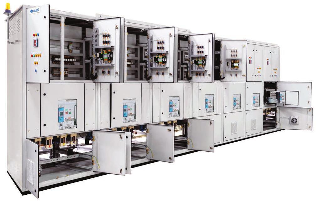 Synchronizing Panel alfanar s Synchronizing Panels supply large amount of power by using multiple generators working in parallel on load sharing Electrical Rated insulation voltage 000V Main busbars