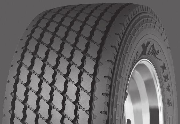 ALL-POSITION MICHELIN X ONE TIRES MICHELIN X ONE XZU S TIRE All-position MICHELIN X One tire designed for weight and fuel savings in urban/regional operations Application-specific compounds combining