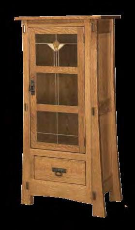 1 door, 1 drawer 18¼ x 28 x 56 Modesto-1 with Copper Panels 1 door, 1 drawer 18¼ x 28 x 56