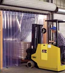 ThermalFlex VINYL STRIP CURTAINS Q QEasiest mounting systems on the market feature pre-cleated,