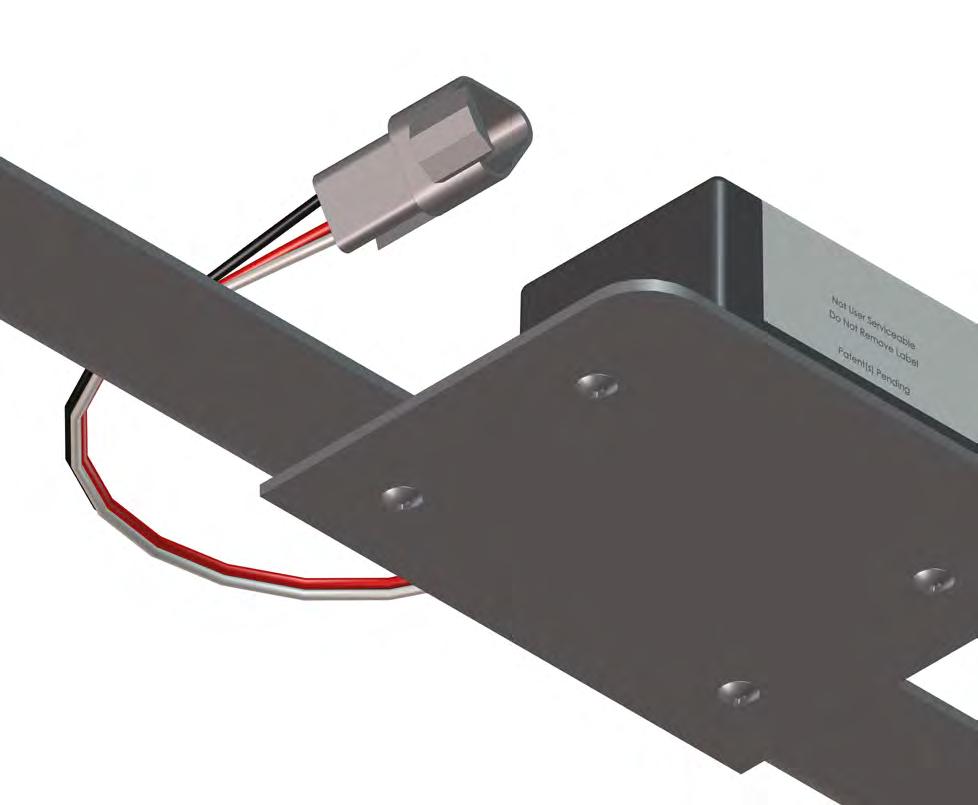ttach the mounting plate and sensor assembly (Fig. 10) to the crossmember (Fig.