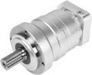 complete offering of planetary gearboxes, including a wide variety of reduction