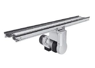 Tandem-Conveyor TTBD drive vertical Either a single belt or a dual belt can be used.
