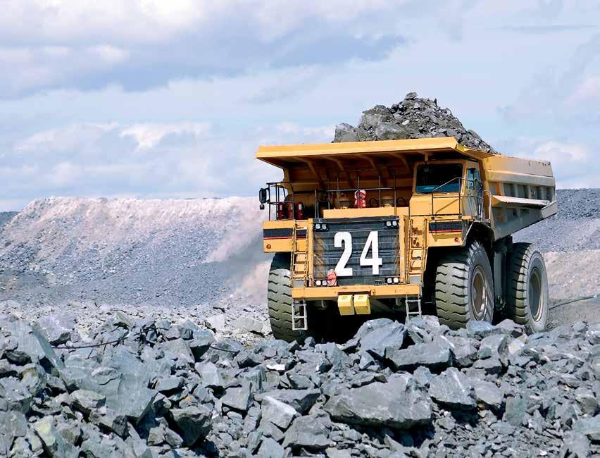 HAUL TRUCK Haul trucks are the work horses of above ground mining. They must withstand heavy debris, high operating temperatures and extreme loads, day in and day out.