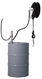 Packages can be used with 185; 50; 20; 18 and 12,5 kg grease drums, 200 litres