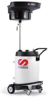 Available with a 100 or 70 l tank, they offer multiple options for discharging them towards a storage tank