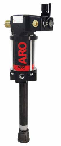 z Reliable Performance: Patented design improves flow, reduces pulsation and extends service life Various size motors can produce the right pressure for any application z Durability: ARO stand